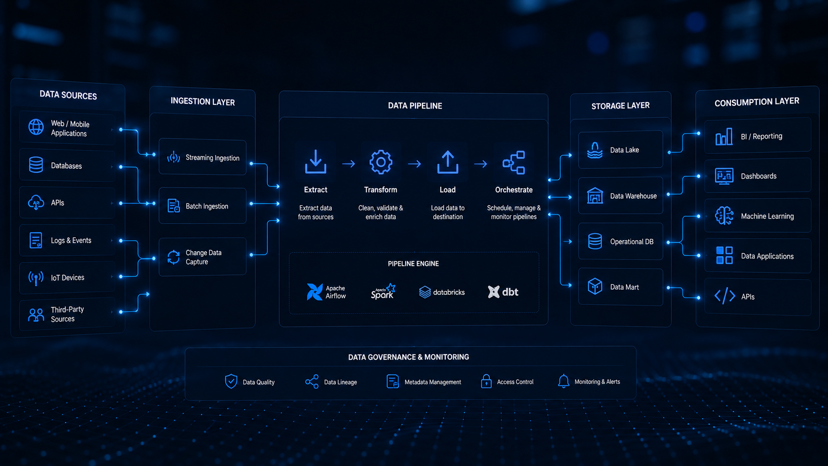 Database Architecture &
Data Pipeline Engineering