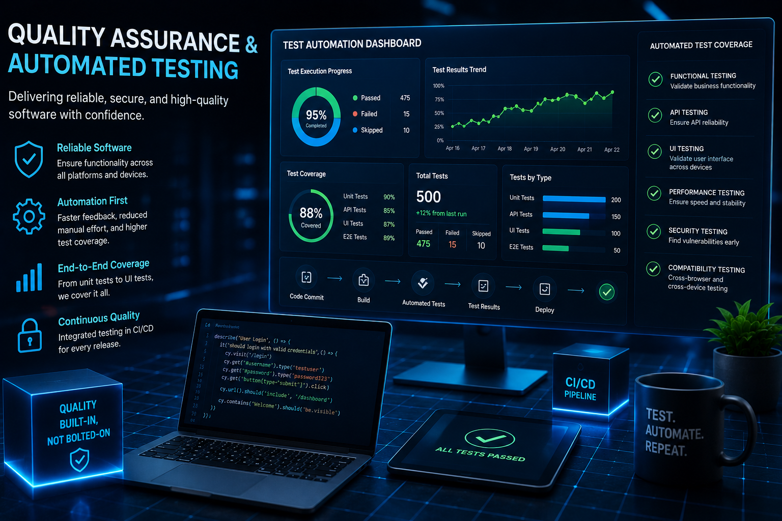 Quality Assurance &
Automated Testing